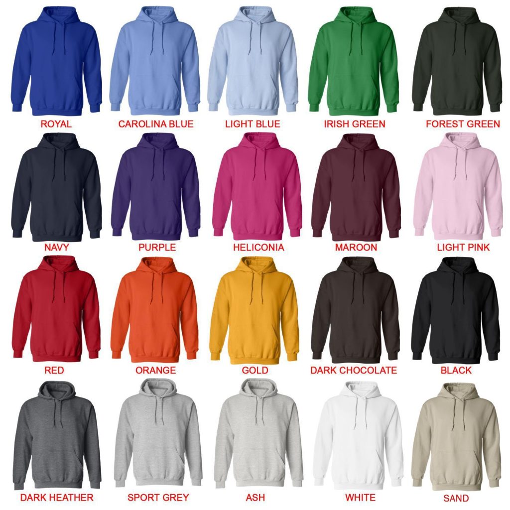 hoodie color chart - Bayonetta Merch