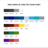 tank top color chart - Bayonetta Merch