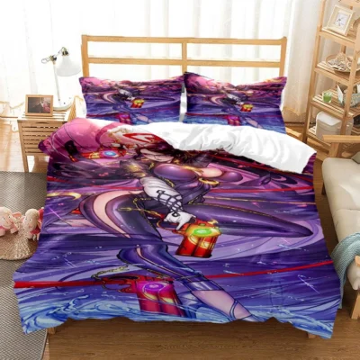 Game Bayonetta Sexy Spiel Gamer 3D printed bedding Queen bedding set Soft and comfortable customized King 18 - Bayonetta Merch