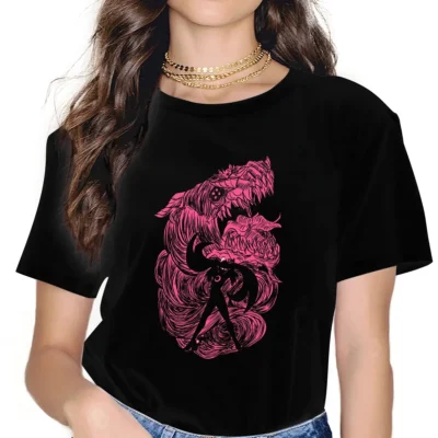 Gomorrah Summon Women Clothing Bayonetta Graphic Female Tshirts Vintage Gothic Loose Tops Tee Kawaii Girls Streetwear - Bayonetta Merch