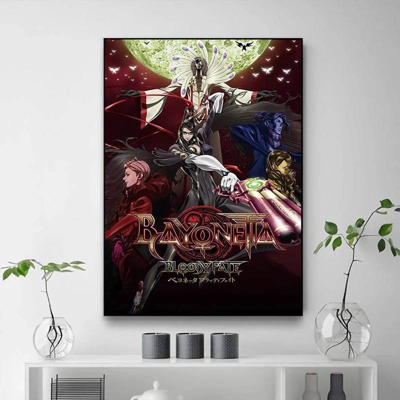 Bayonetta Bloody Fate Wall Art