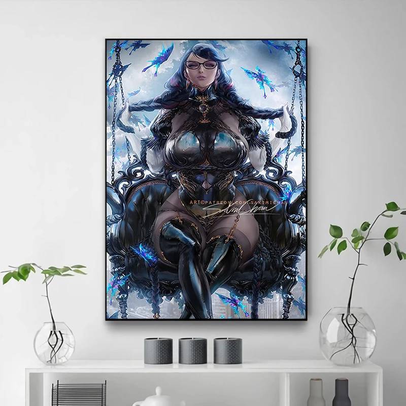 Glamour Bayonetta Wall Art